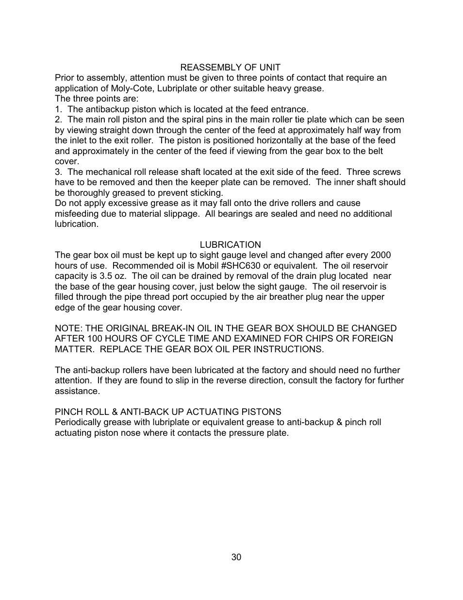 Rapid-Air SERVO FEED GAG FEED: 950 SERIES User Manual | Page 31 / 34