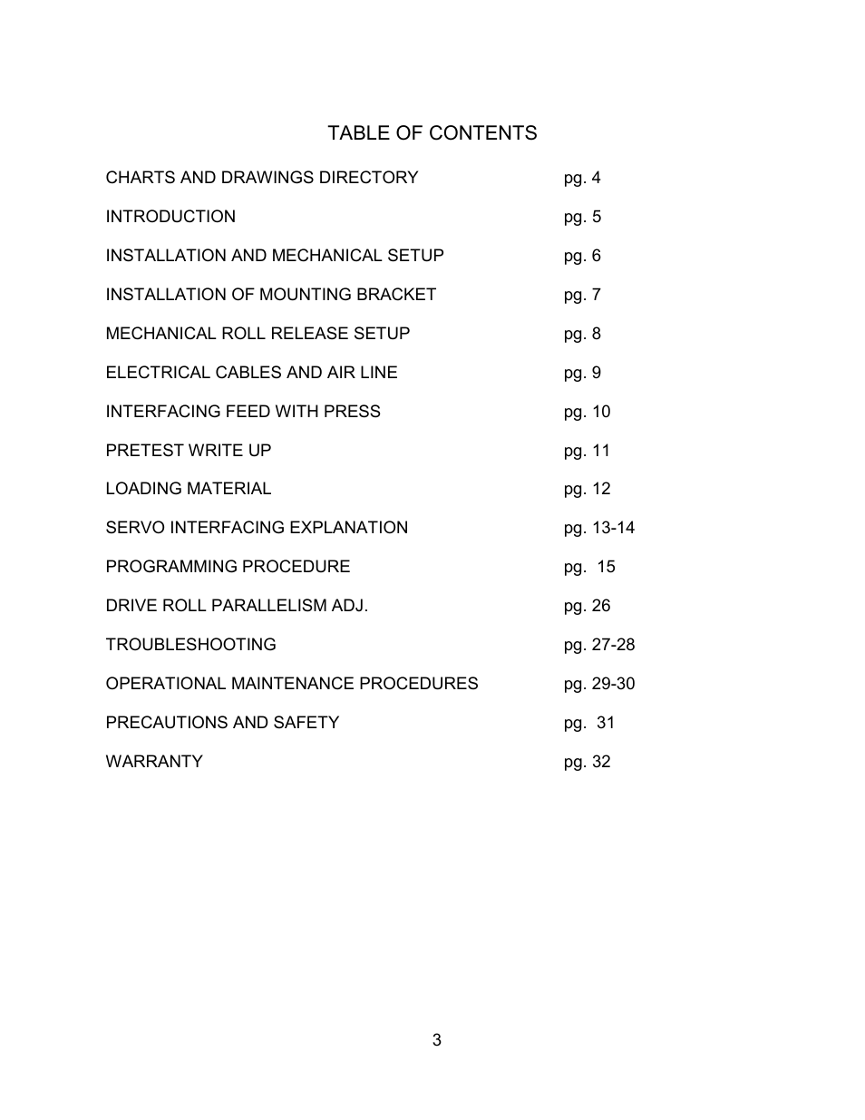 Rapid-Air SERVO FEED GAG FEED: 950 SERIES User Manual | Page 4 / 34