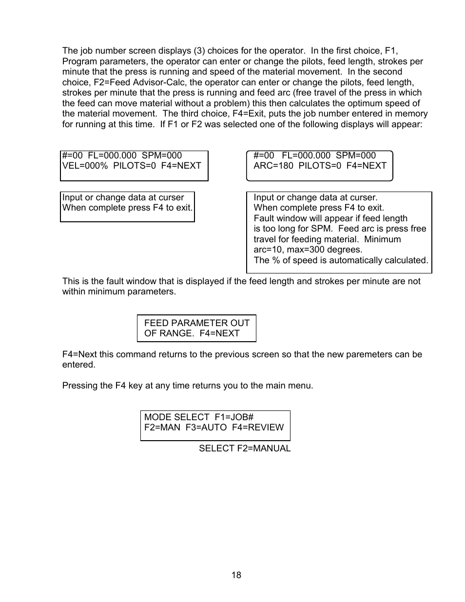 Rapid-Air SERVO FEED WITH TRANSTERM: C, S, X, HT SERIES User Manual | Page 19 / 33