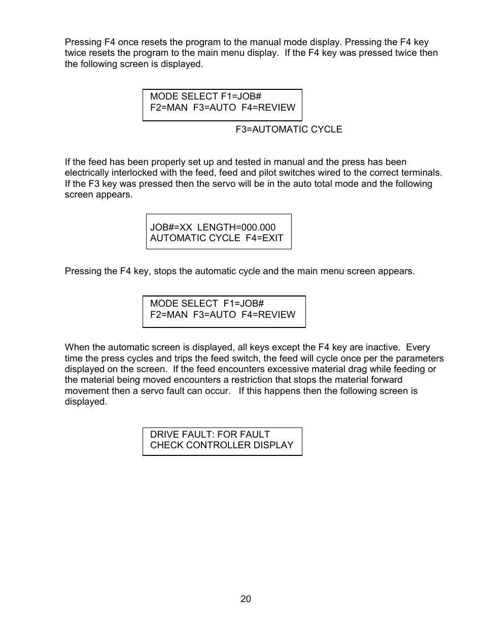 Rapid-Air SERVO FEED WITH TRANSTERM: C, S, X, HT SERIES User Manual | Page 21 / 33