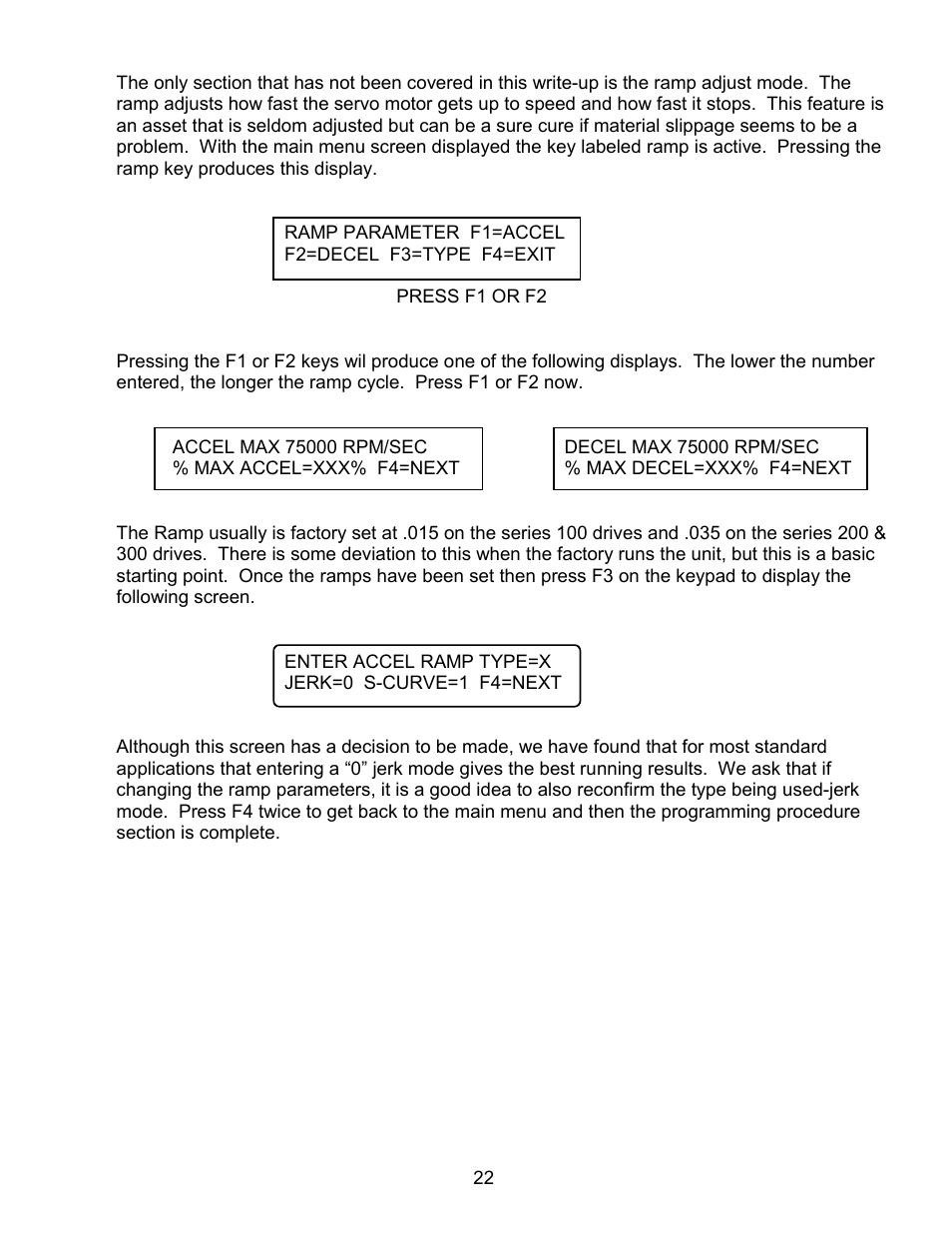 Rapid-Air SERVO FEED WITH TRANSTERM: C, S, X, HT SERIES User Manual | Page 23 / 33