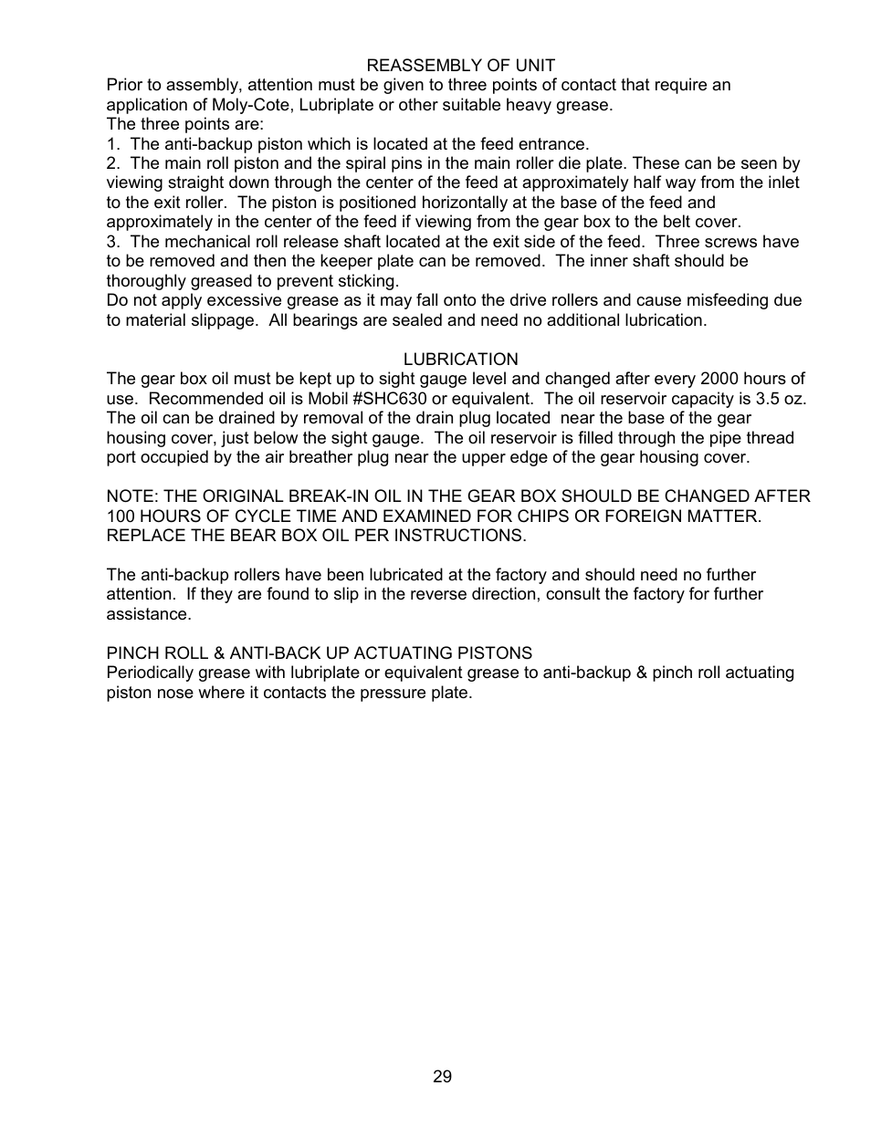 Rapid-Air SERVO FEED WITH TRANSTERM: C, S, X, HT SERIES User Manual | Page 30 / 33