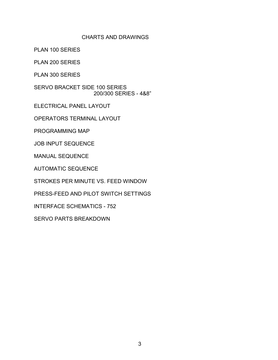 Rapid-Air SERVO FEED WITH TRANSTERM: C, S, X, HT SERIES User Manual | Page 4 / 33