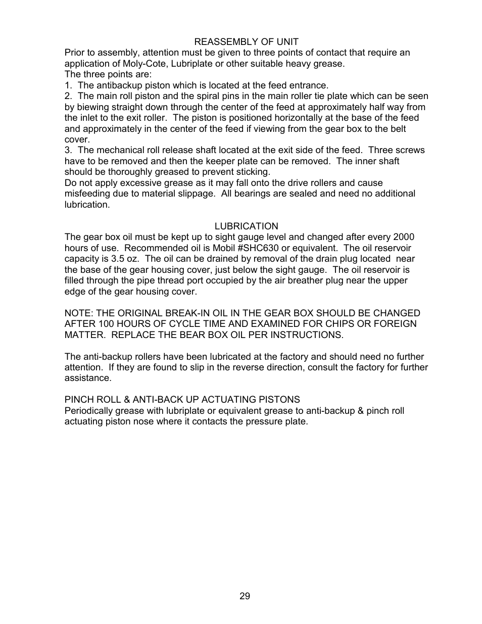Rapid-Air SERVO FEED: KBX SERIES User Manual | Page 30 / 35