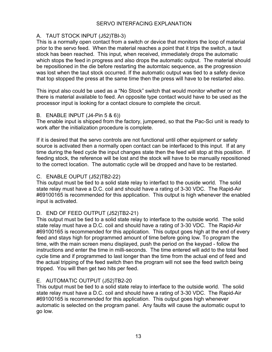 Rapid-Air SERVO FEED WITH PILOT RELEASE: KBX SERIES User Manual | Page 14 / 36