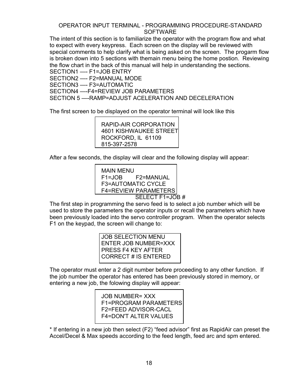 Rapid-Air SERVO FEED WITH PILOT RELEASE: KBX SERIES User Manual | Page 19 / 36