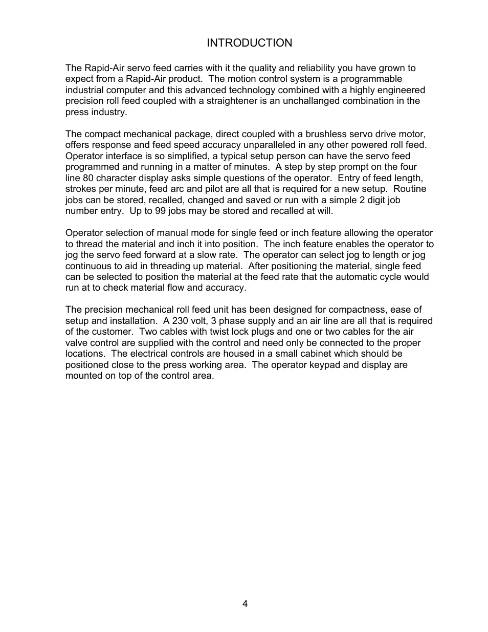 Rapid-Air SERVO FEED WITH PILOT RELEASE: KBX SERIES User Manual | Page 5 / 36