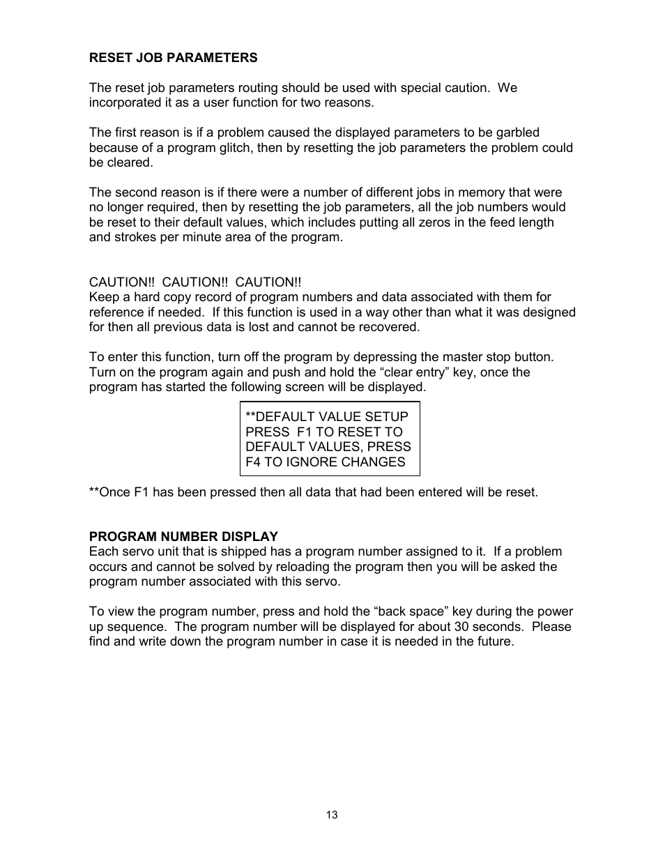 Rapid-Air SERVO FEED WITH CUT-TO-LENGTH: 100, 200 & 300 SERIES User Manual | Page 14 / 41