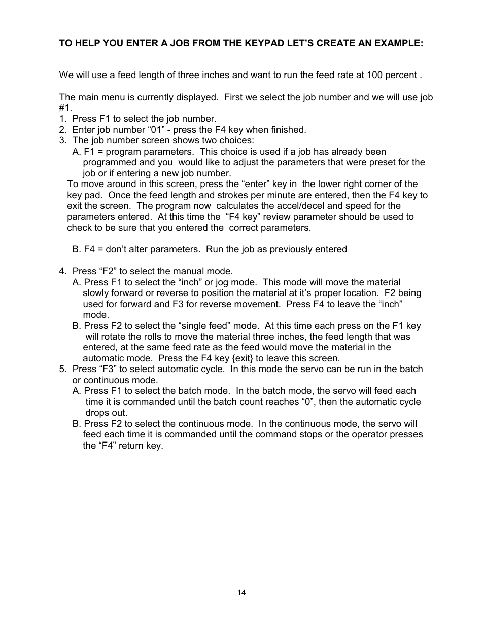Rapid-Air SERVO FEED WITH CUT-TO-LENGTH: 100, 200 & 300 SERIES User Manual | Page 15 / 41