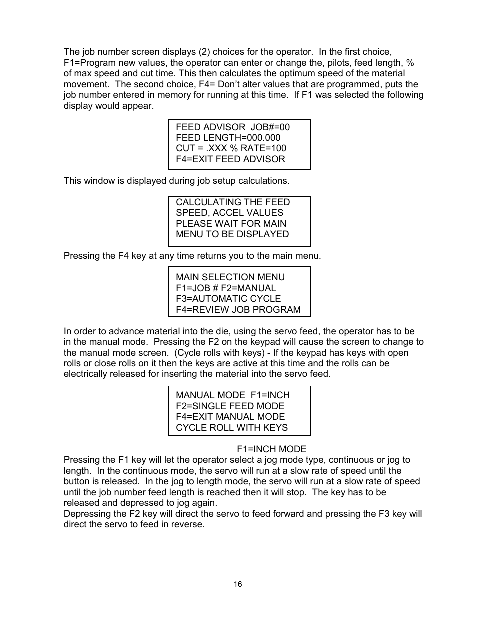 Rapid-Air SERVO FEED WITH CUT-TO-LENGTH: 100, 200 & 300 SERIES User Manual | Page 17 / 41