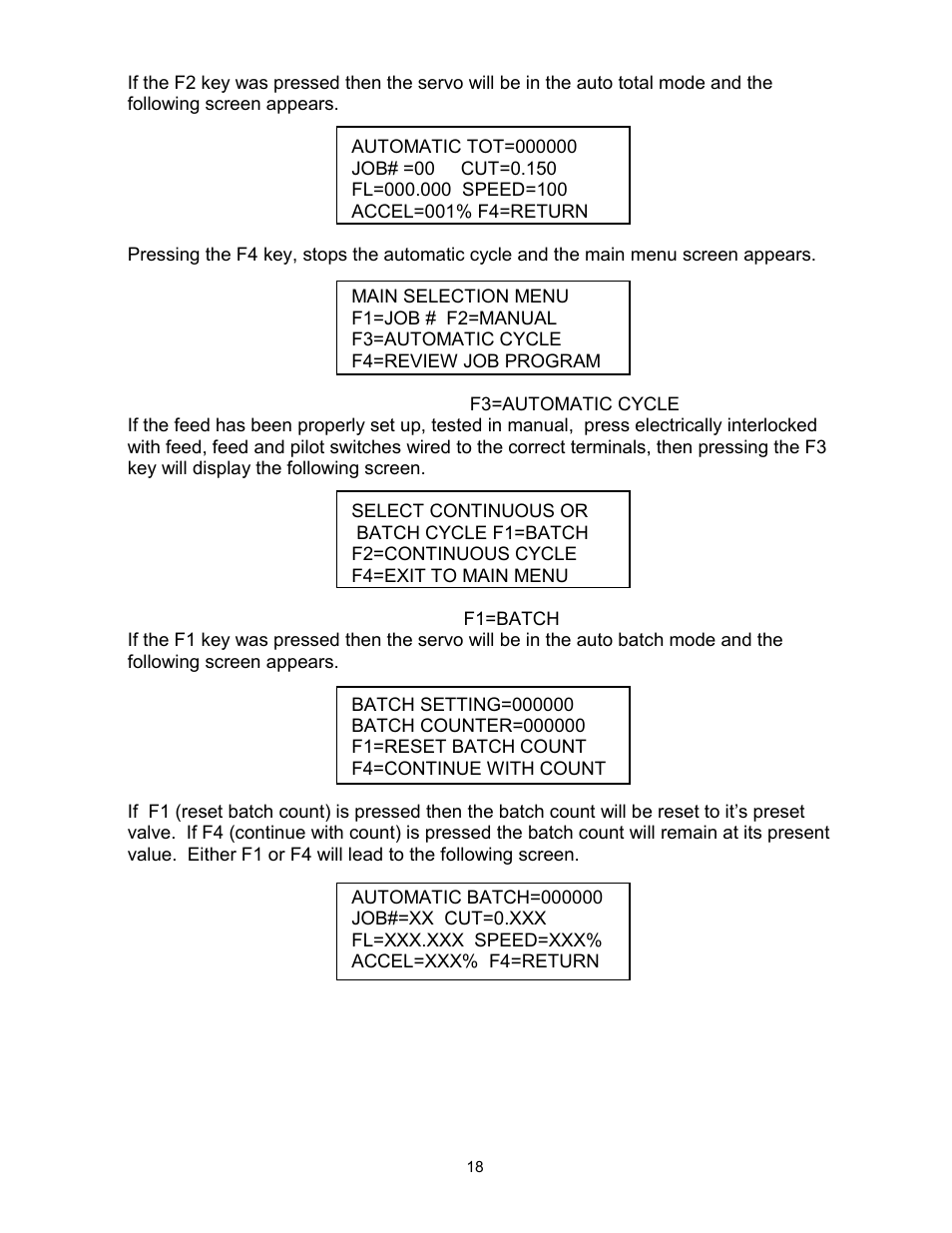 Rapid-Air SERVO FEED WITH CUT-TO-LENGTH: 100, 200 & 300 SERIES User Manual | Page 19 / 41