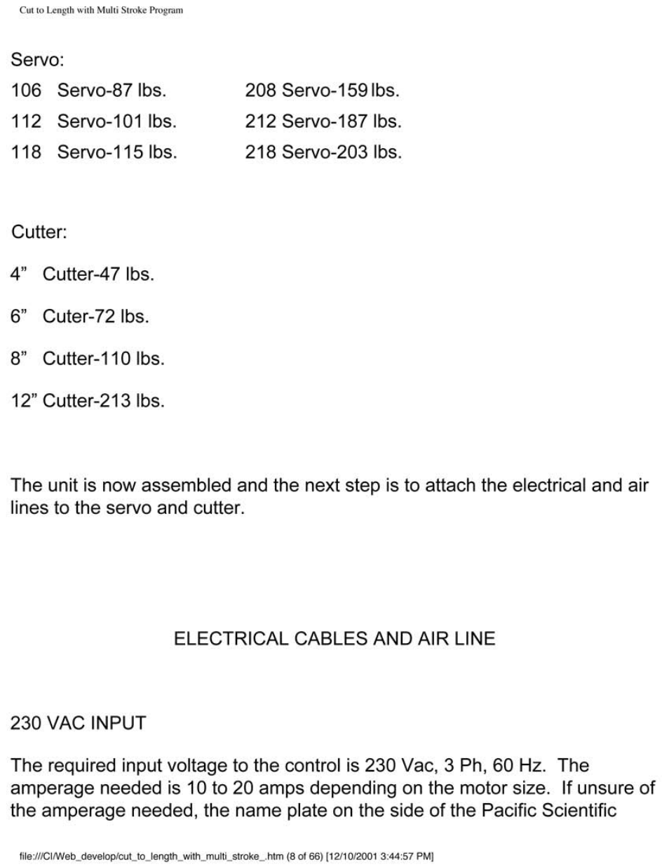 Rapid-Air CUT-TO-LENGTH WITH MULTI-STROKE User Manual | Page 9 / 58