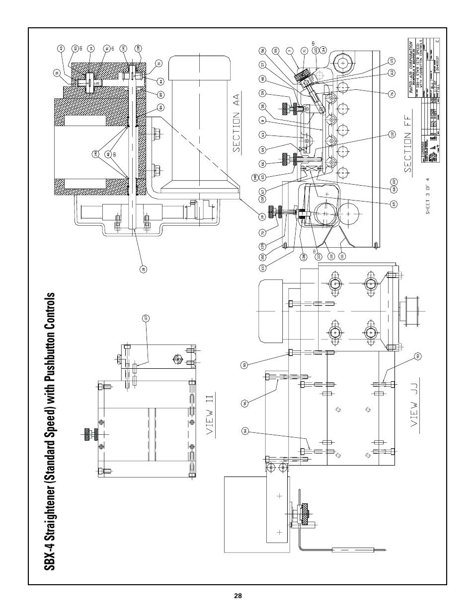 Rapid-Air STRAIGHTENER and PUSHBUTTON RAPID-ROLL: SC SERIES User Manual | Page 28 / 44