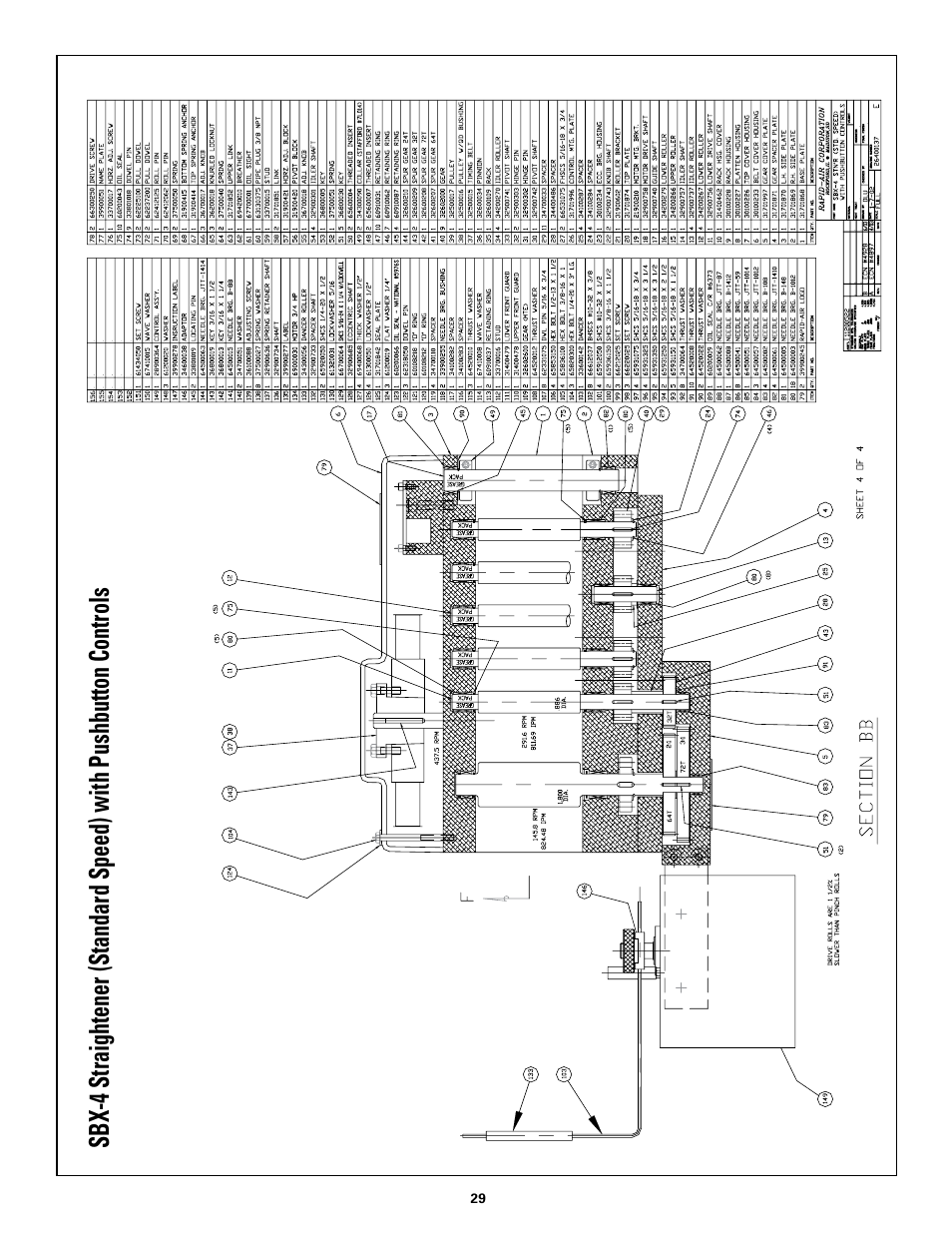 Rapid-Air STRAIGHTENER and PUSHBUTTON RAPID-ROLL: SC SERIES User Manual | Page 29 / 44