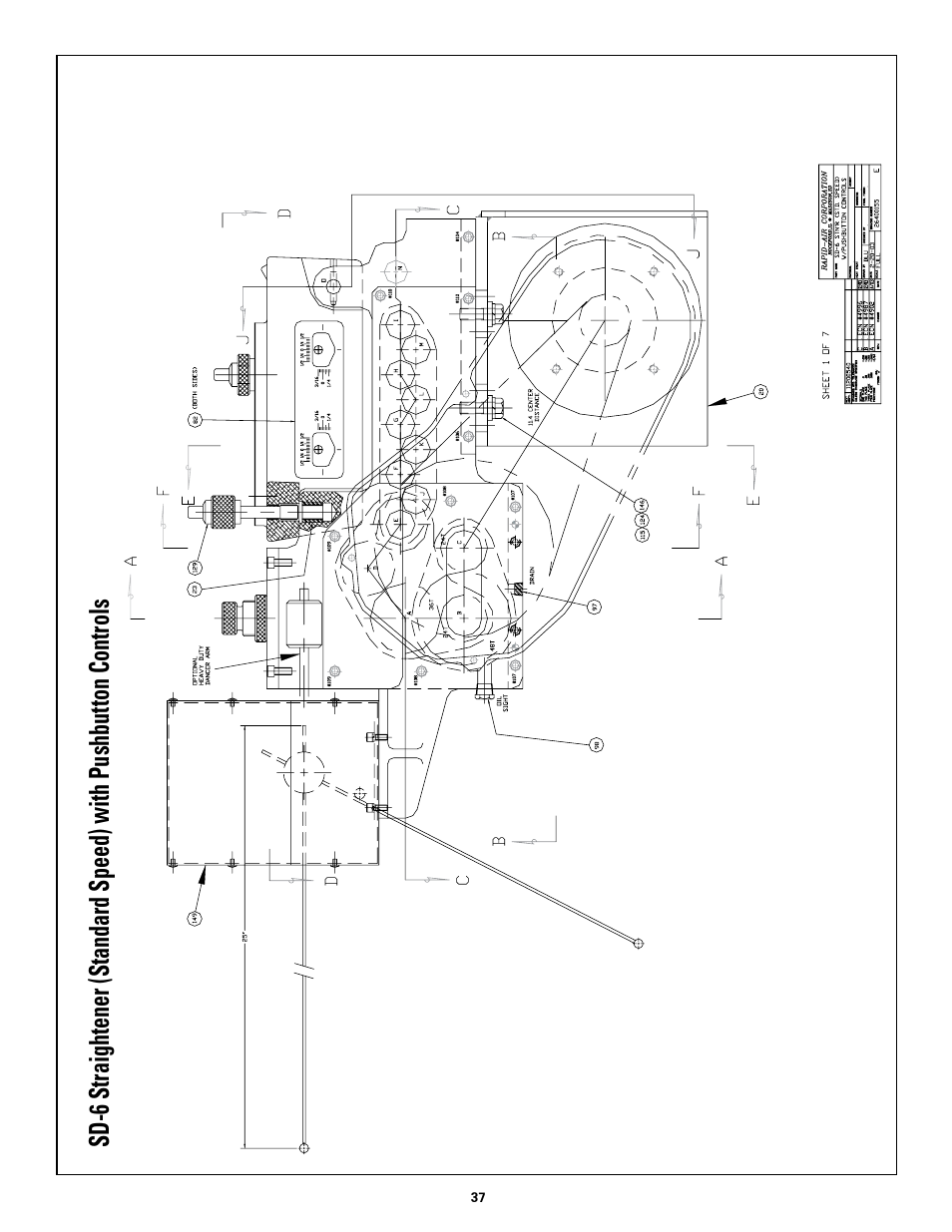 Rapid-Air STRAIGHTENER and PUSHBUTTON RAPID-ROLL: SC SERIES User Manual | Page 37 / 44