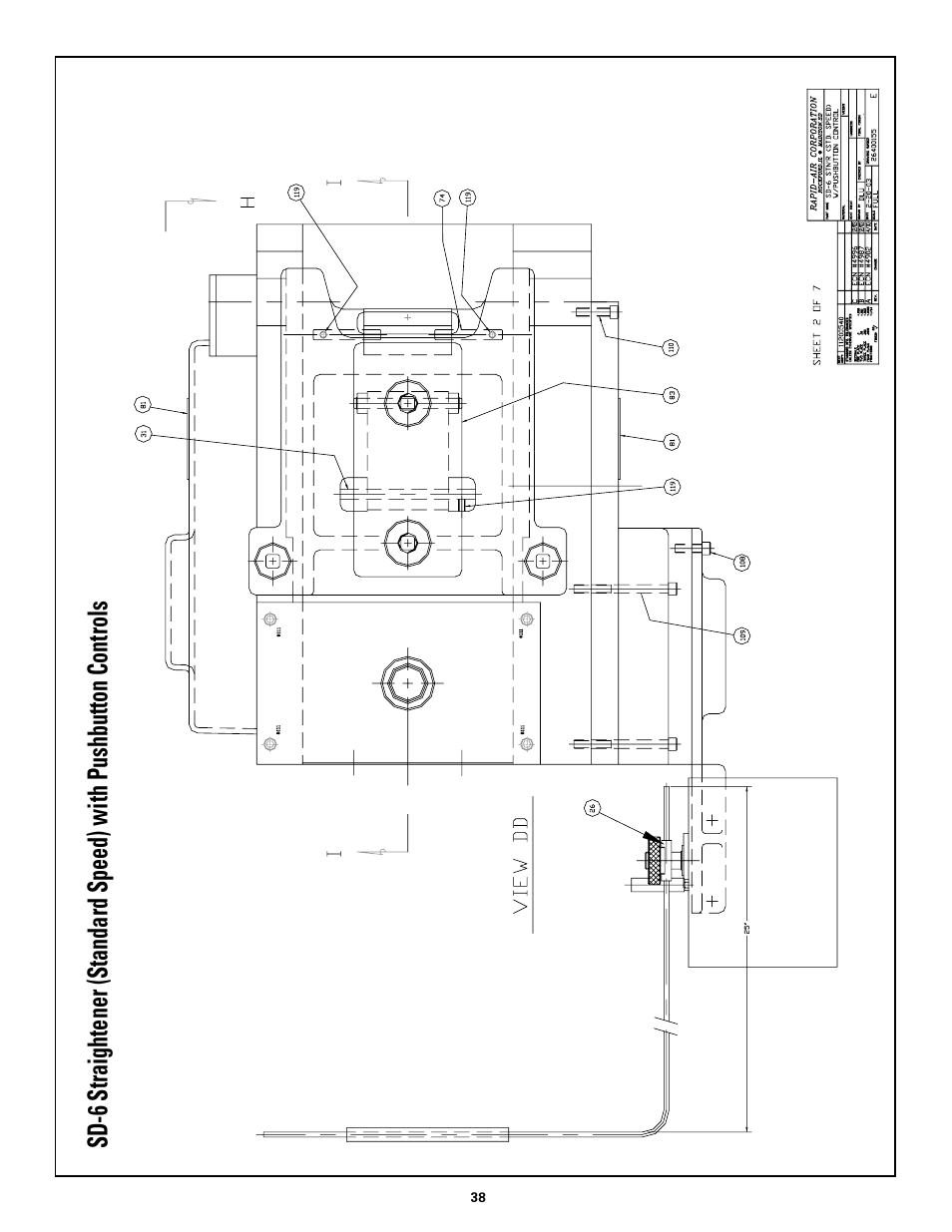 Rapid-Air STRAIGHTENER and PUSHBUTTON RAPID-ROLL: SC SERIES User Manual | Page 38 / 44