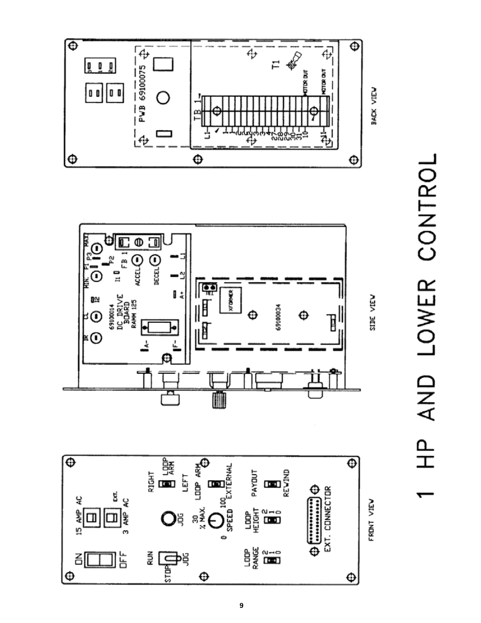 Rapid-Air STRAIGHTENER / RAPID-ROLL: SA3 - SD with compact control User Manual | Page 9 / 38