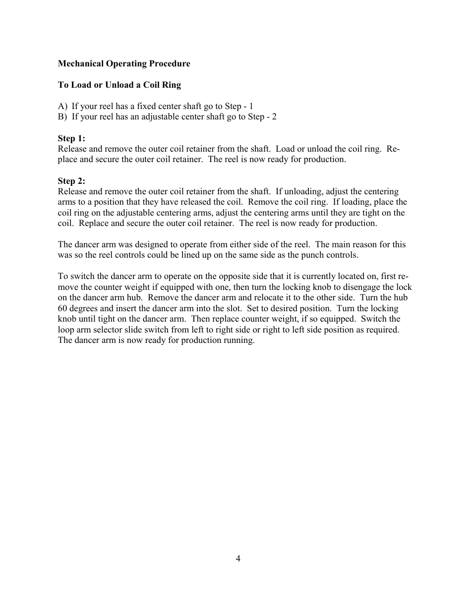 Rapid-Air CABINET REEL User Manual | Page 4 / 19
