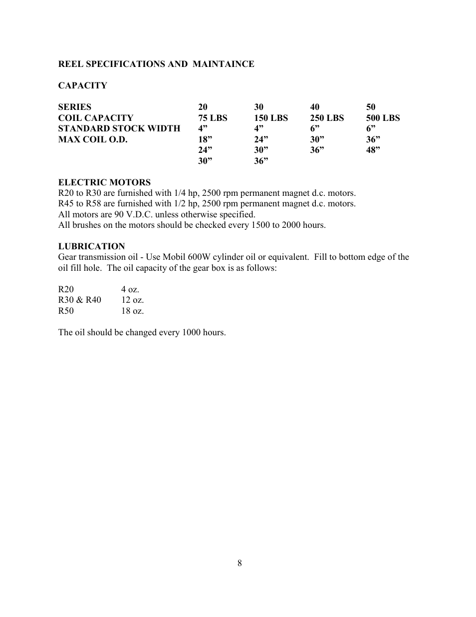 Rapid-Air CABINET REEL User Manual | Page 8 / 19