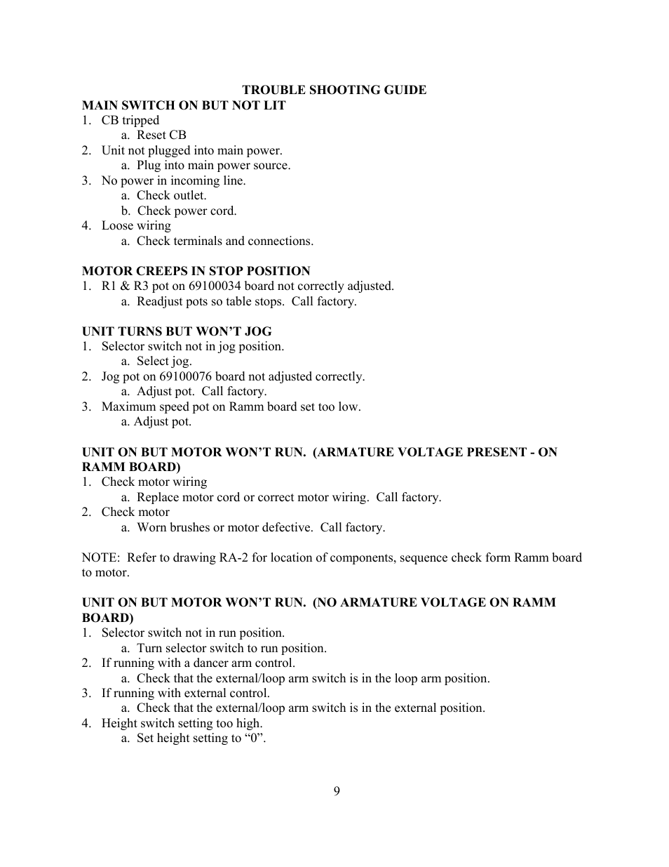 Rapid-Air CABINET REEL User Manual | Page 9 / 19