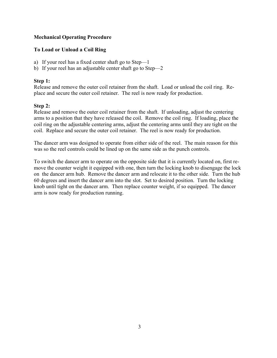 Rapid-Air CABINET REEL: R50, R60 & R70 SERIES User Manual | Page 4 / 19