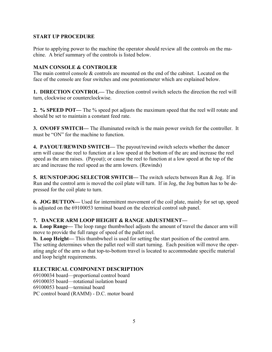 Rapid-Air CABINET REEL: R50, R60 & R70 SERIES User Manual | Page 6 / 19