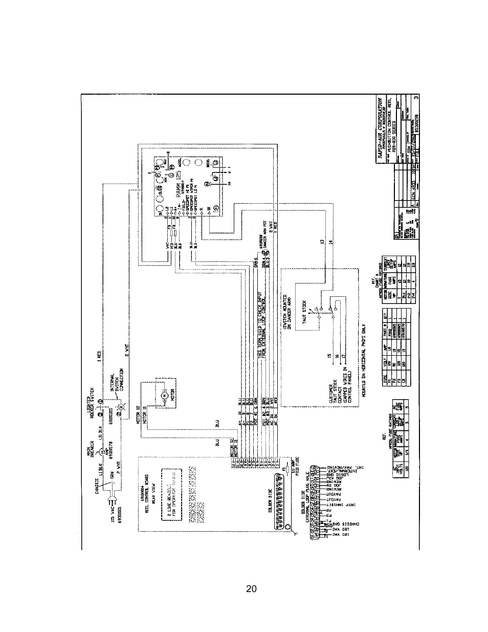 Rapid-Air CABINET REEL WITH DISPLAY KEYPAD User Manual | Page 20 / 20