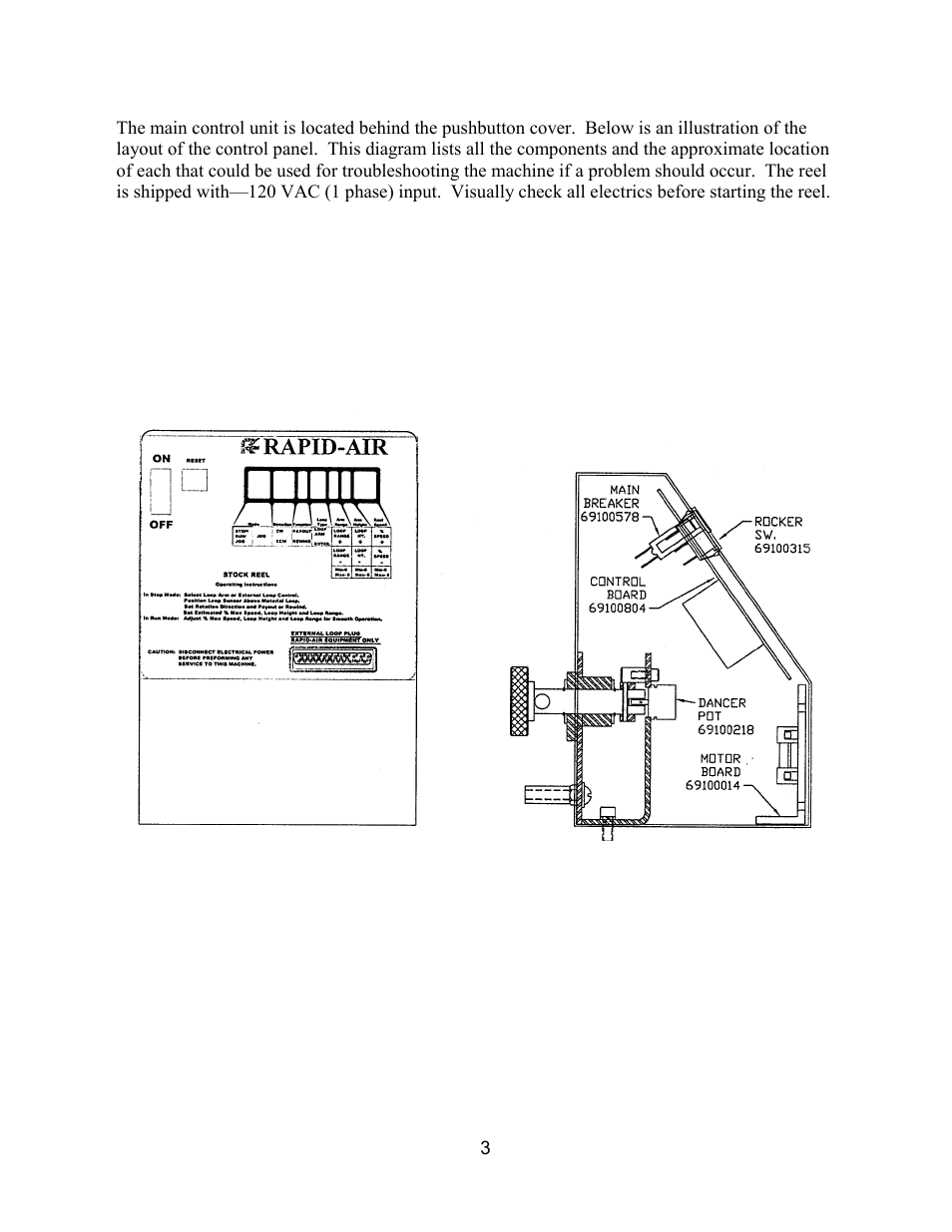 Rapid-Air CABINET REEL WITH DISPLAY KEYPAD User Manual | Page 3 / 20