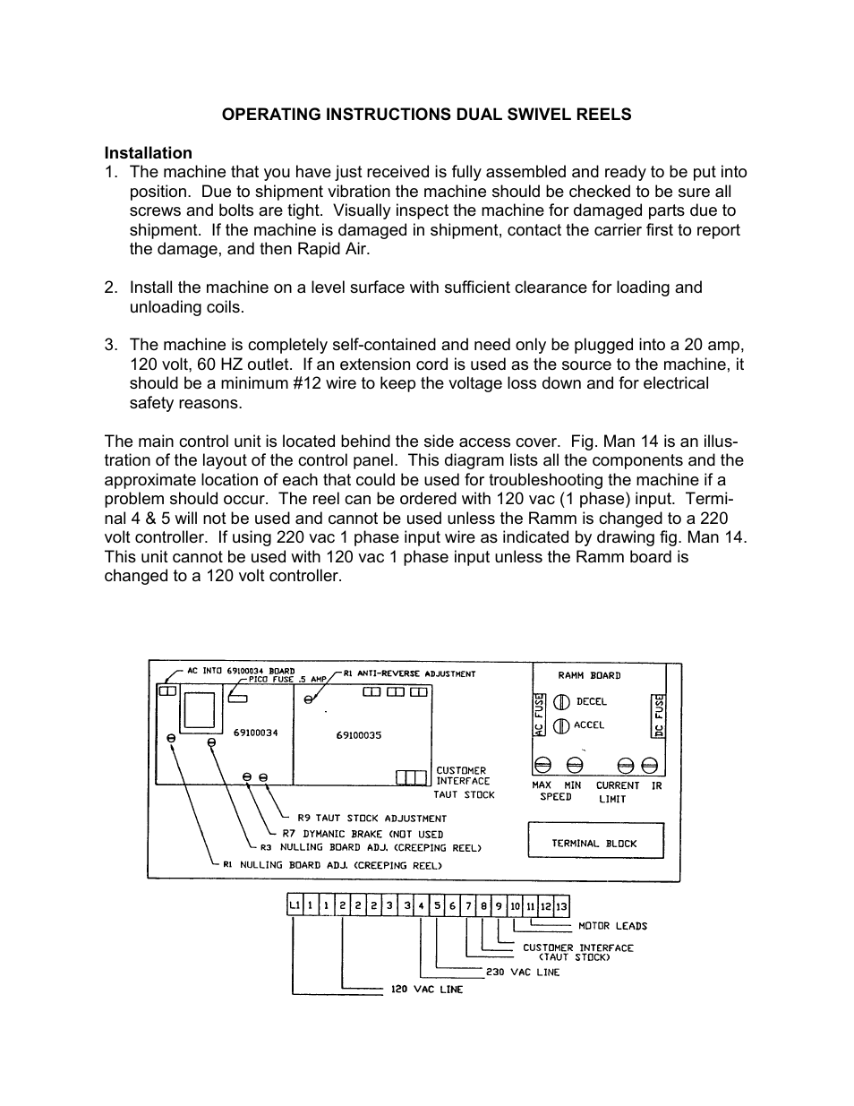 Rapid-Air DUAL SWIVEL REEL: 100 & 1000 SERIES User Manual | Page 2 / 18