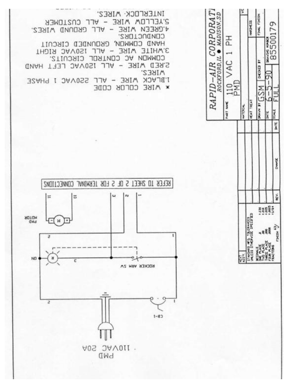 Rapid-Air PALLET MASTER (PMD): PMD35 & PMD50. 115VAC, 1PH, 60HZ User Manual | Page 42 / 42