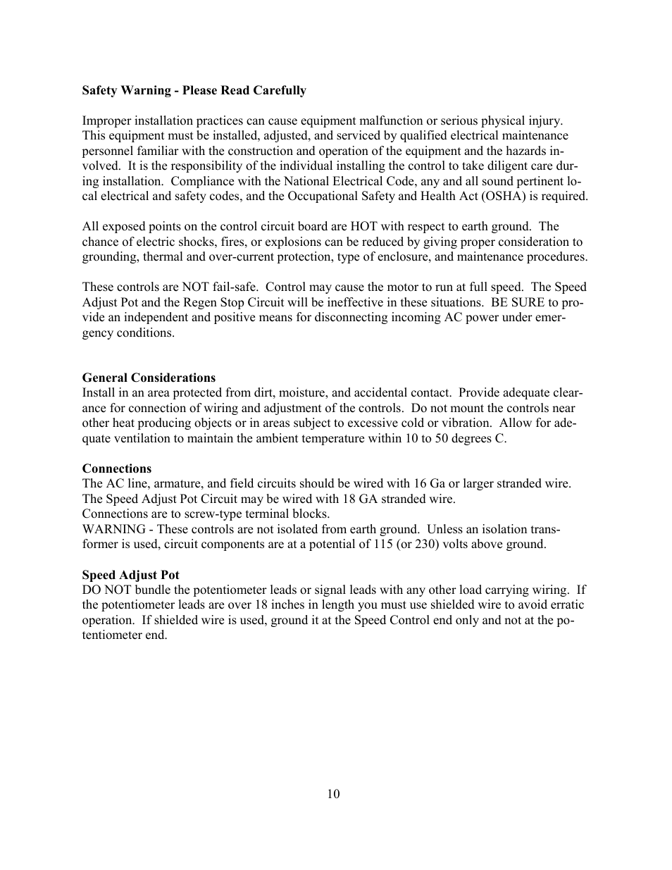 Rapid-Air PALLET MASTER (PMD) HIGH SPEED: 35, 50 & 100 SERIES User Manual | Page 10 / 21