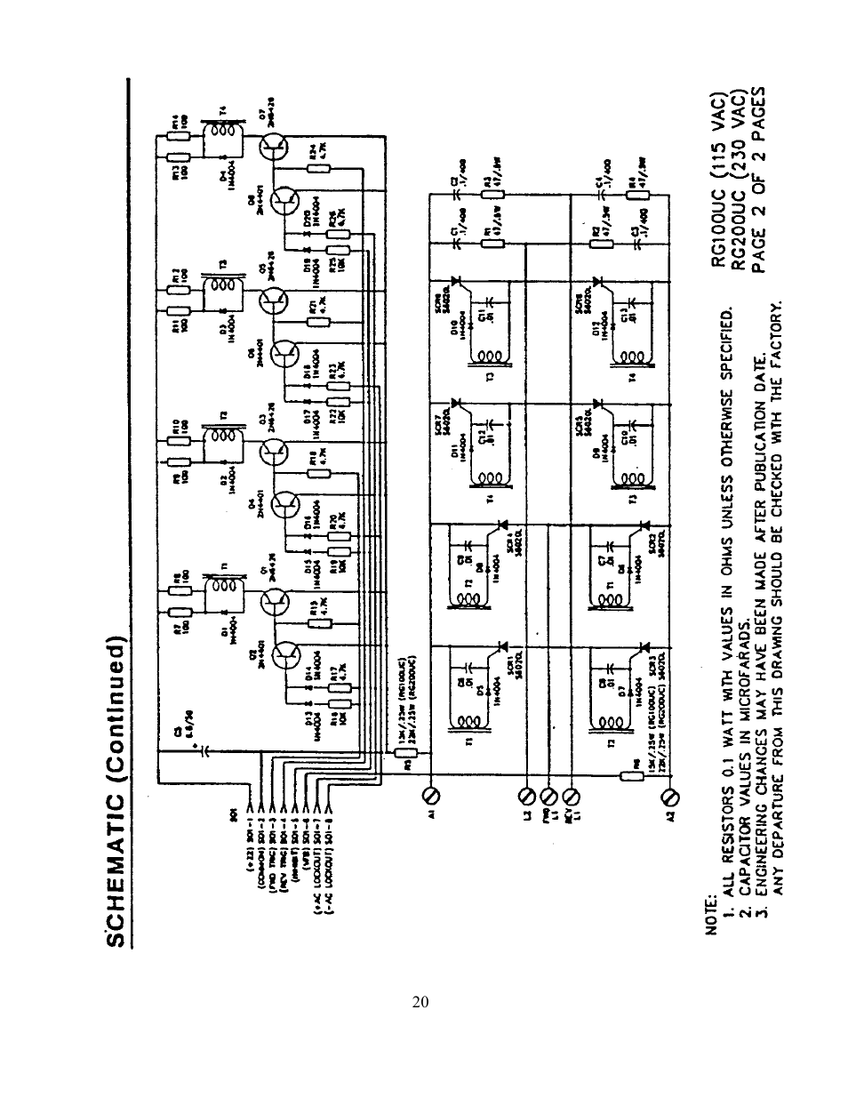 Rapid-Air PALLET MASTER (PMD) HIGH SPEED: 35, 50 & 100 SERIES User Manual | Page 20 / 21