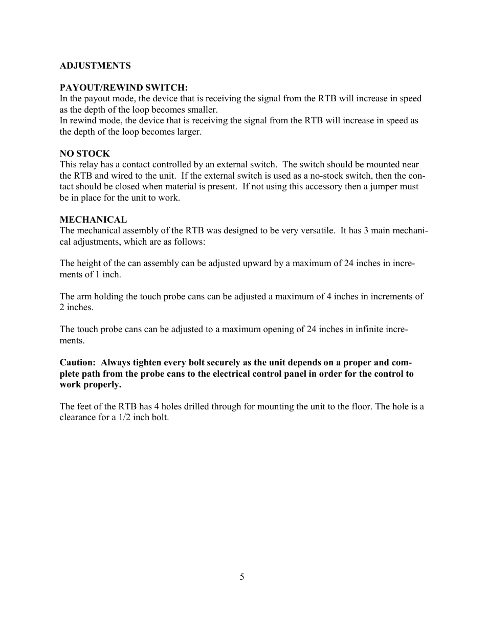 Rapid-Air RAPID TOUCH WITH BASE: RTB User Manual | Page 5 / 6