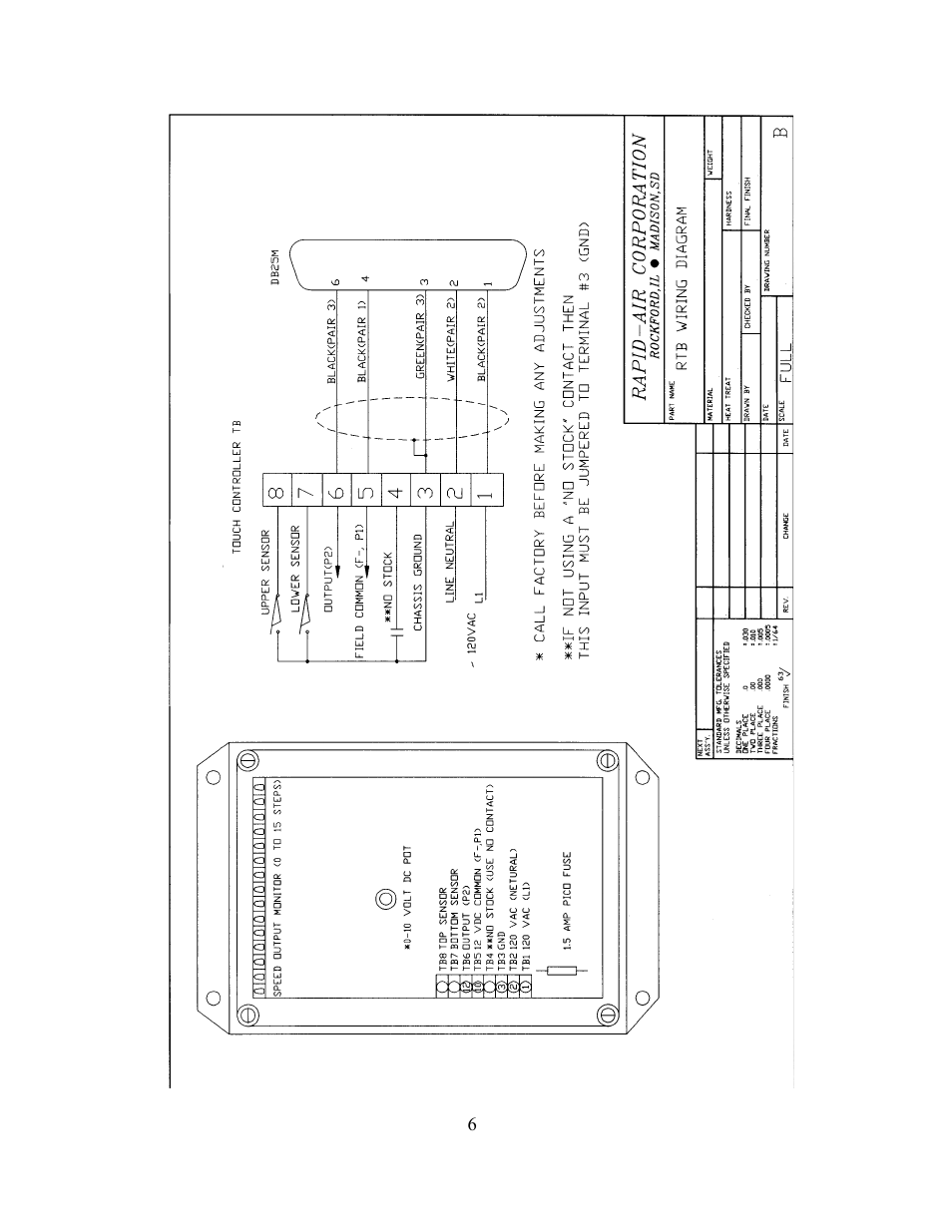 Rapid-Air RAPID TOUCH WITH BASE: RTB User Manual | Page 6 / 6