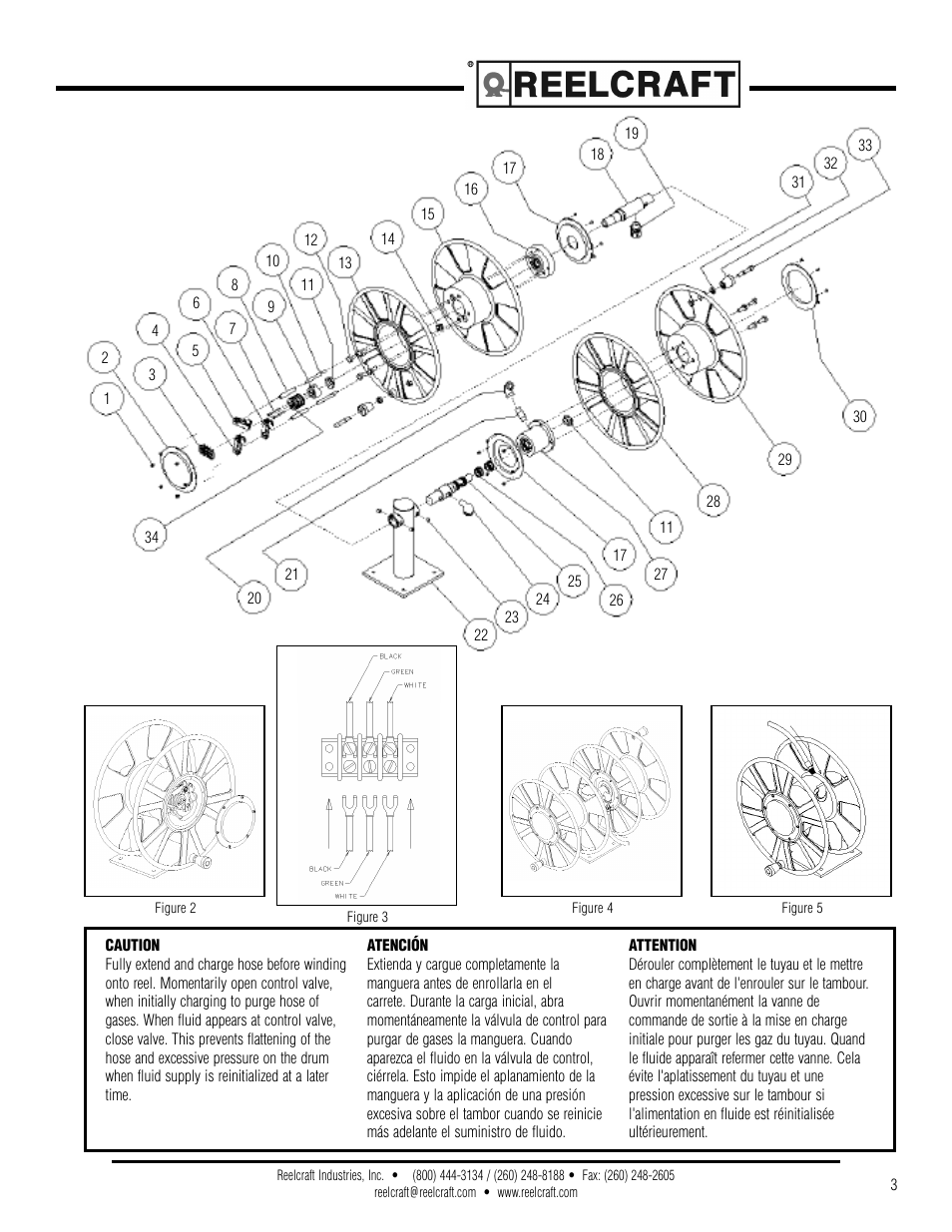 Reelcraft Safe-T-Reel (T-2735-2-0) User Manual | Page 3 / 4