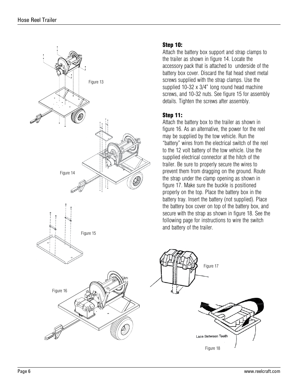 Reelcraft Hose Reel Trailer User Manual | Page 6 / 8