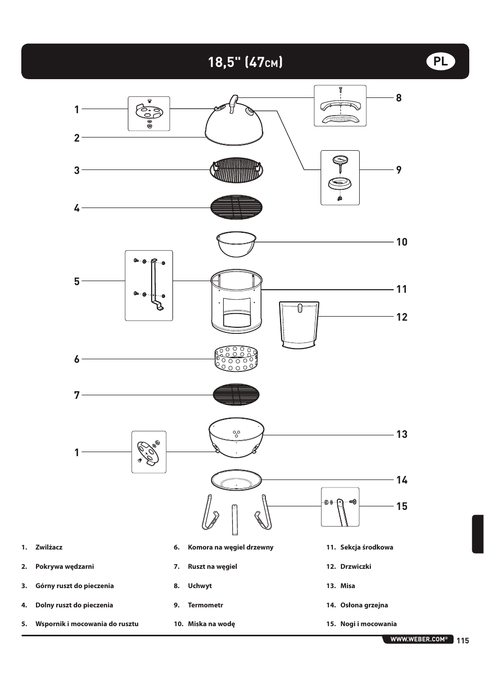 weber 185 User Manual | Page 115 / 140