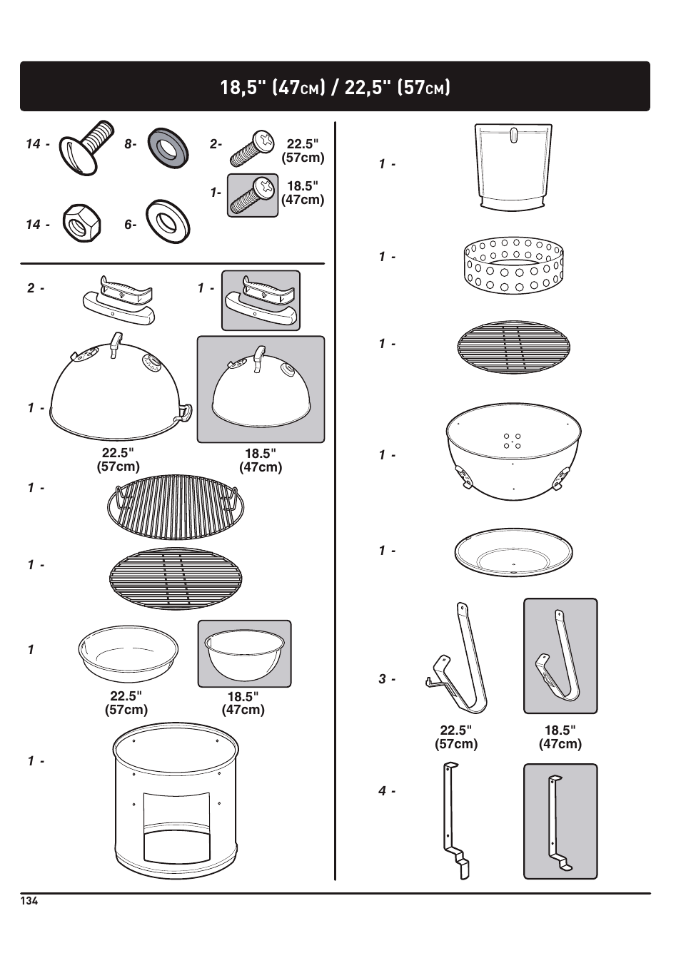 weber 185 User Manual | Page 134 / 140