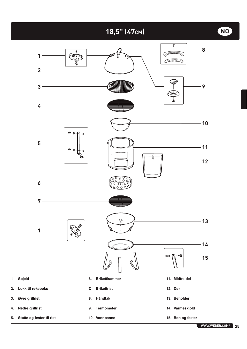 weber 185 User Manual | Page 25 / 140