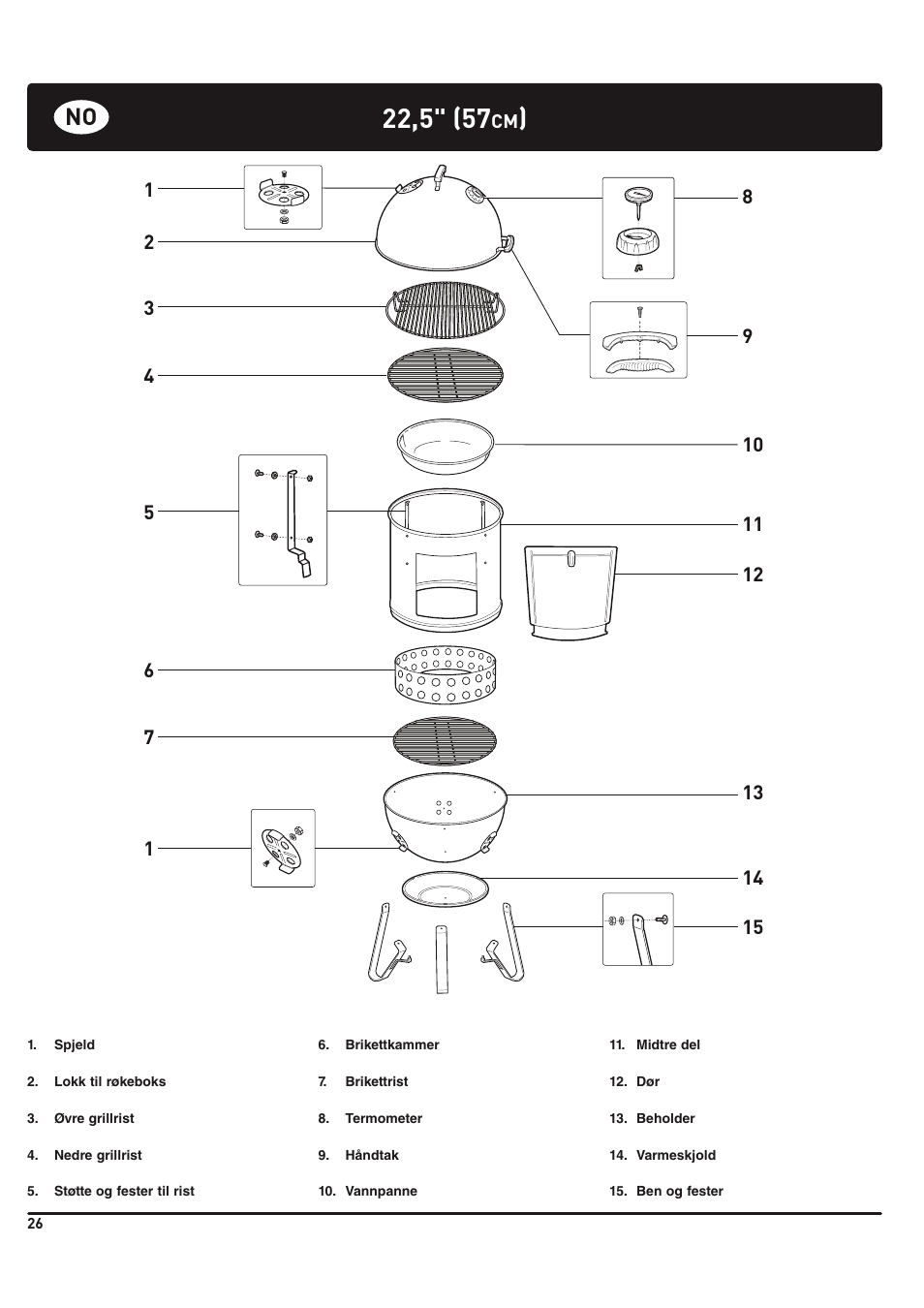 weber 185 User Manual | Page 26 / 140