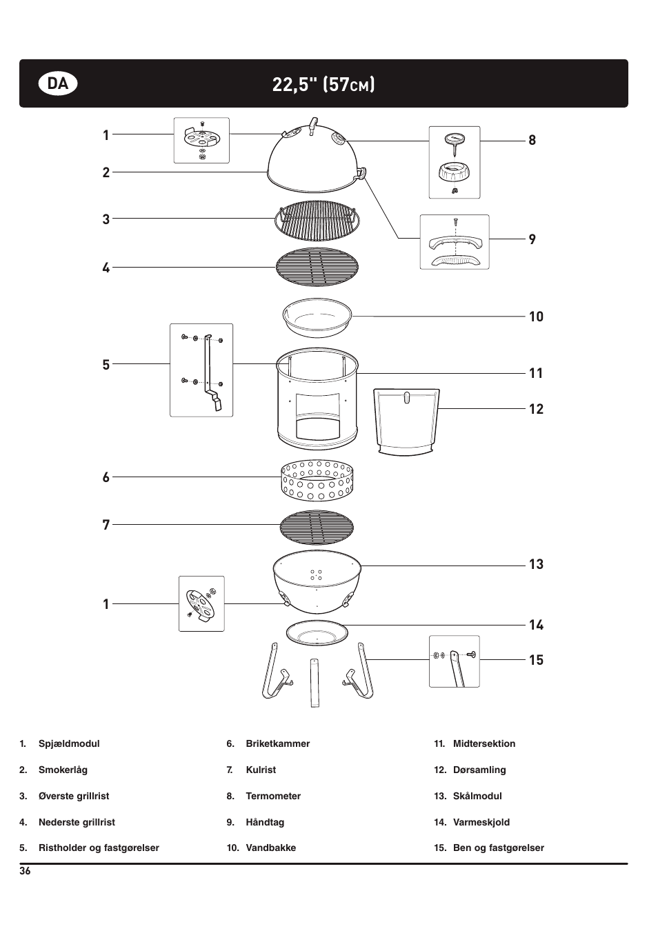 weber 185 User Manual | Page 36 / 140