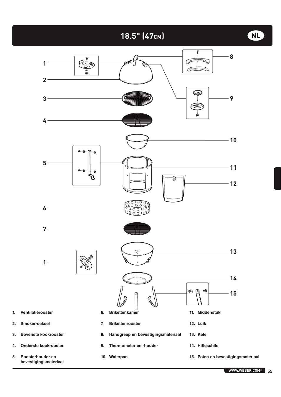 weber 185 User Manual | Page 55 / 140