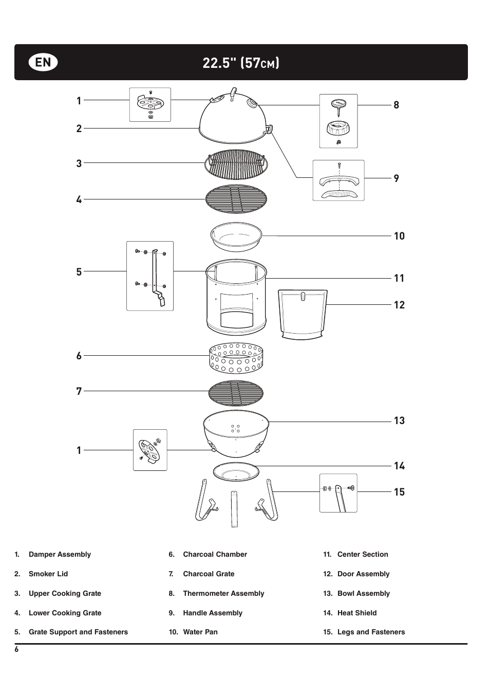 weber 185 User Manual | Page 6 / 140
