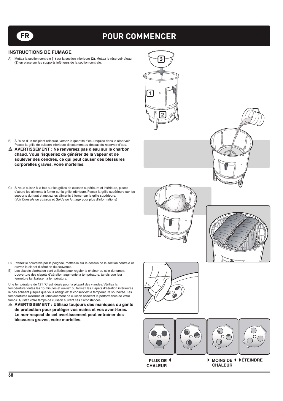 Pour commencer | weber 185 User Manual | Page 68 / 140