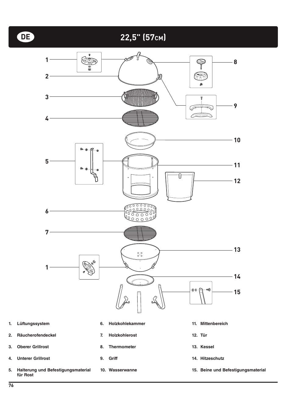 weber 185 User Manual | Page 76 / 140