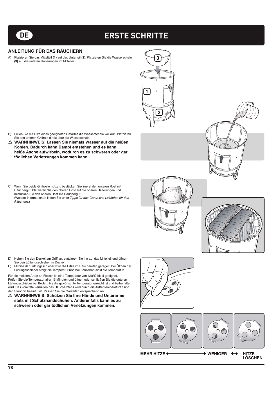 Erste schritte | weber 185 User Manual | Page 78 / 140