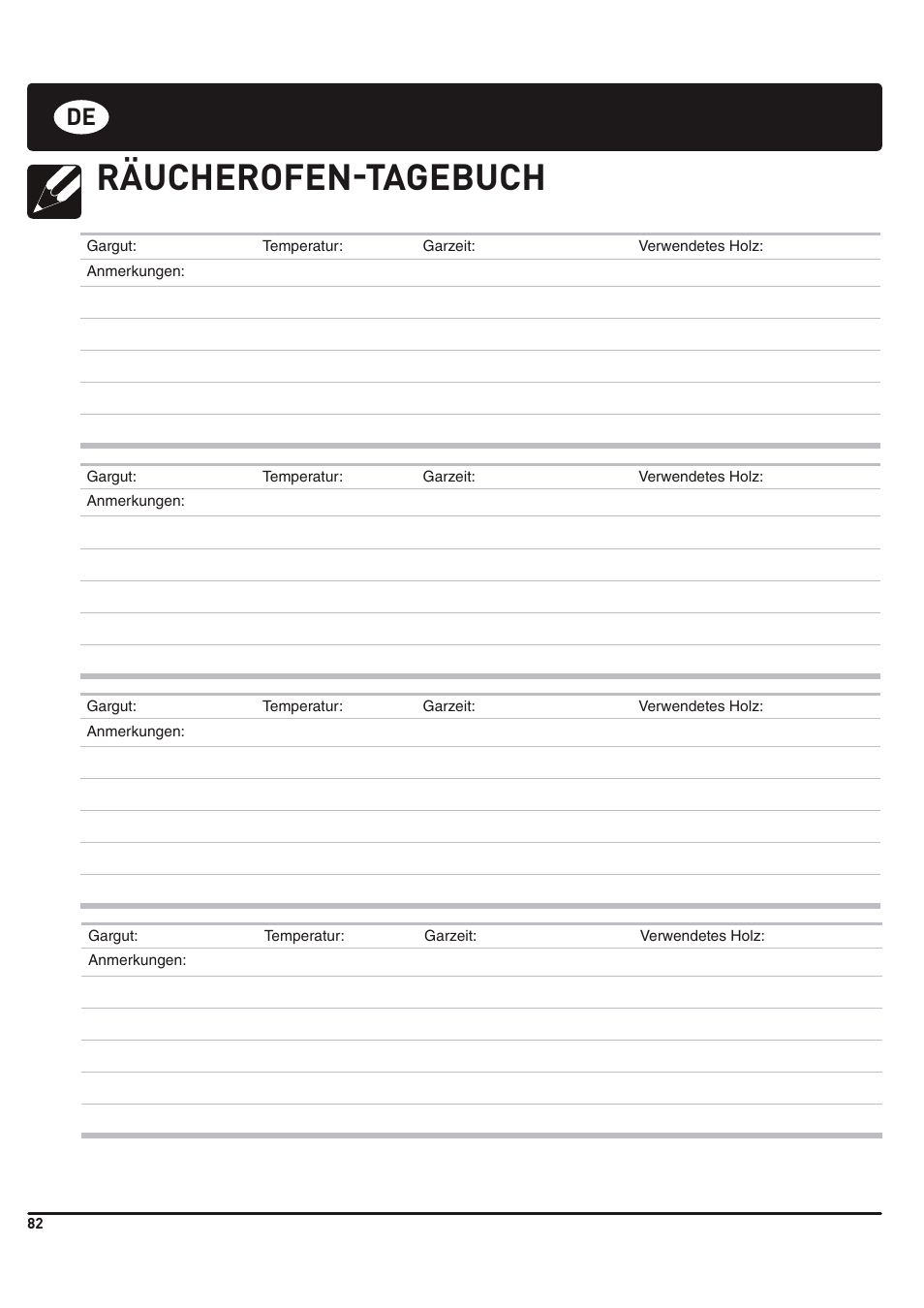 Räucherofen-tagebuch | weber 185 User Manual | Page 82 / 140