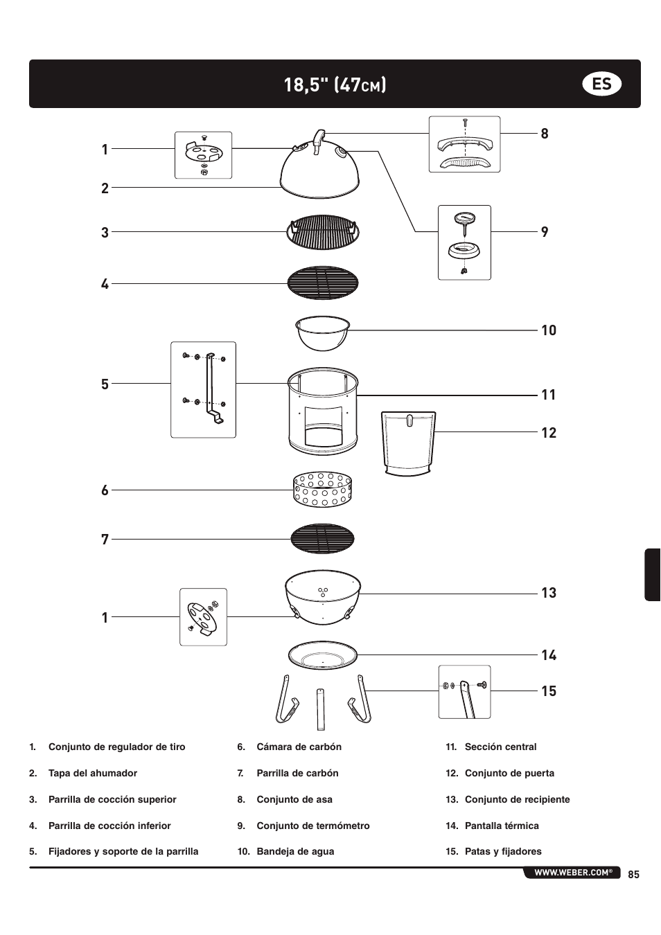 weber 185 User Manual | Page 85 / 140