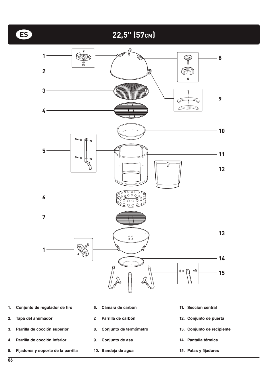 weber 185 User Manual | Page 86 / 140