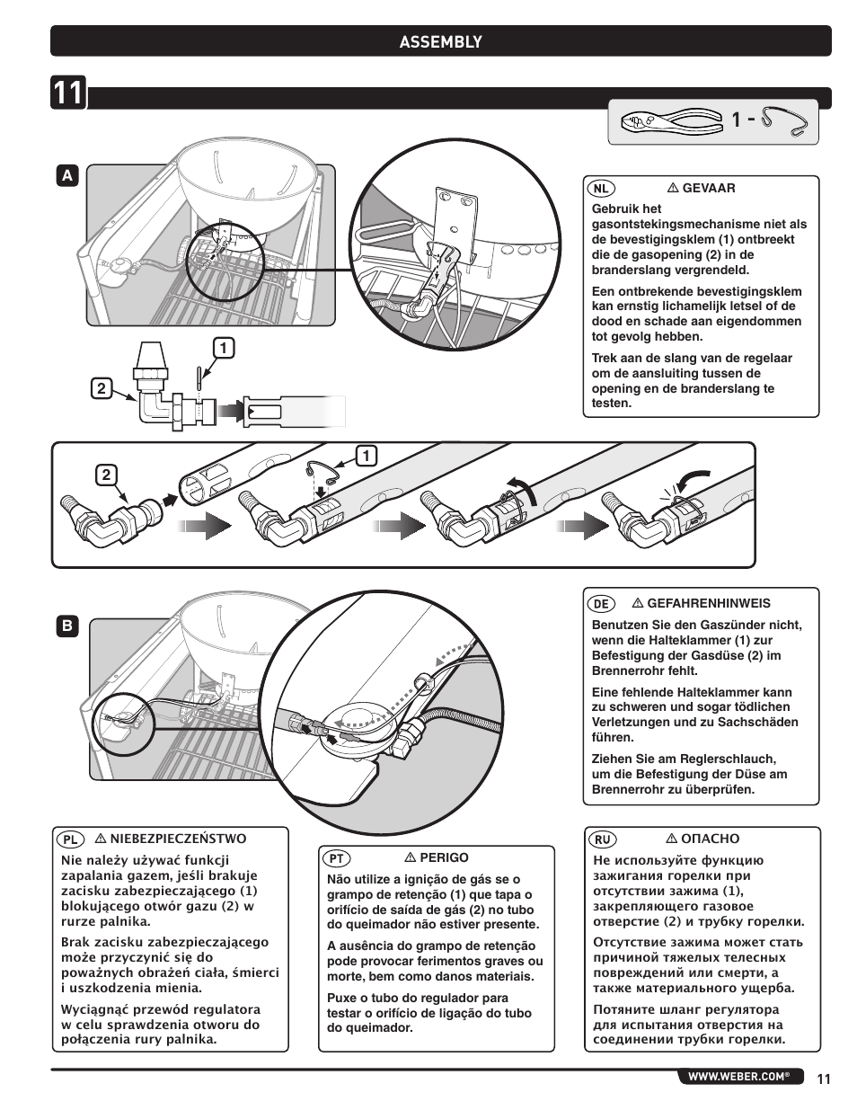 weber Pg5 User Manual | Page 11 / 180